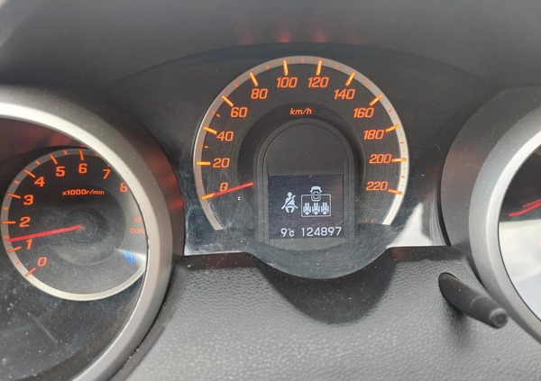 Honda Jazz cena 14900 przebieg: 124897, rok produkcji 2009 z Witkowo małe 172